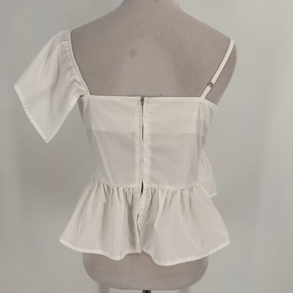 Romwe One Sider Ruffle Blouse Size Small / 4 - Picture 3 of 7